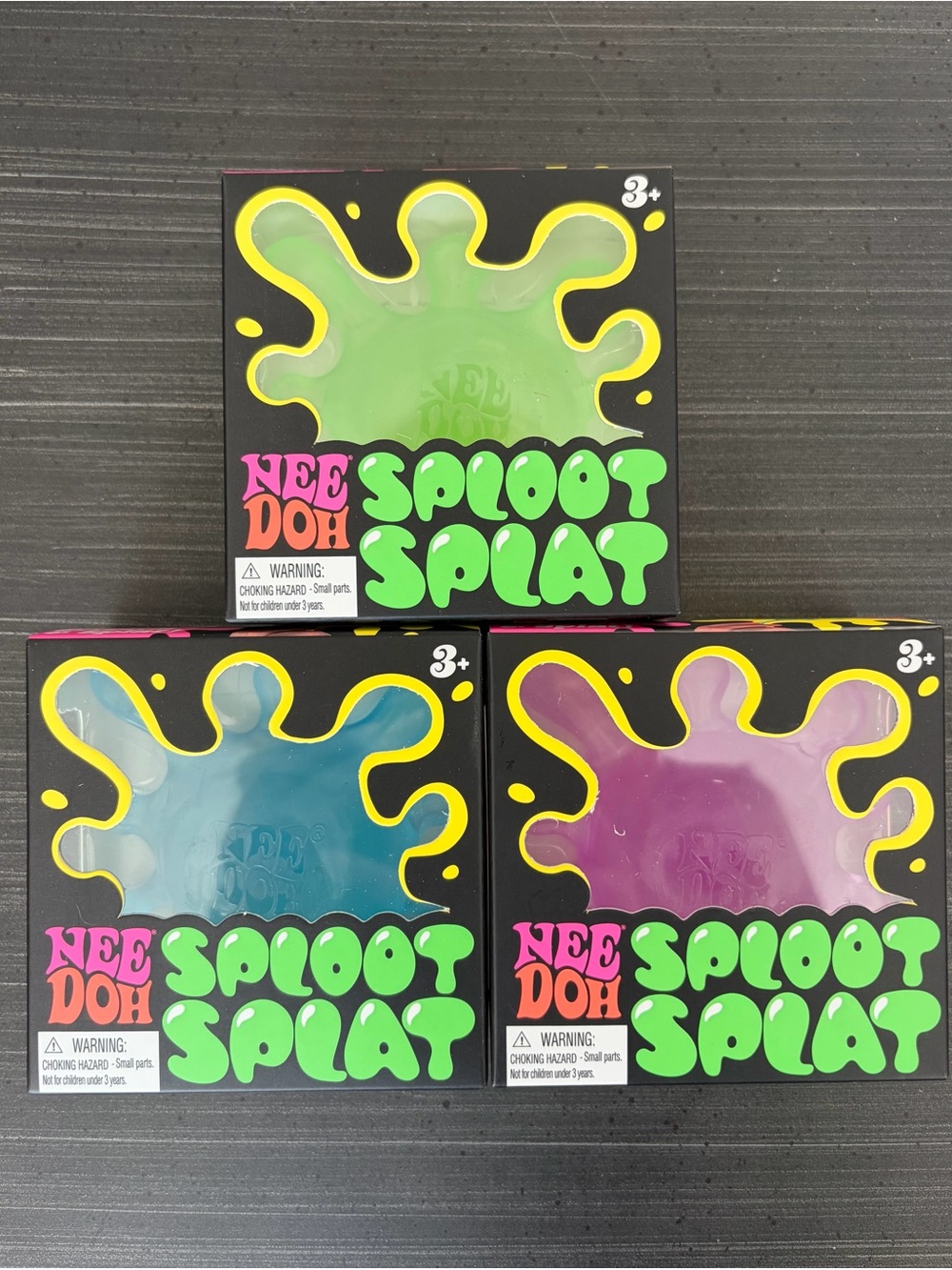 Needoh Sploot Splat Bundle “Set of 3”